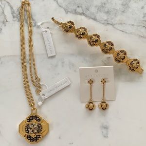 Ann Taylor Earring, Bracelet, and Necklace Set